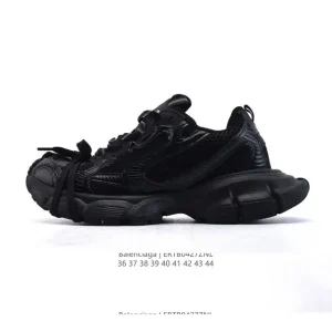 Balenciaga 3XL Sneaker Distressed Mesh Low Top Running Shoe