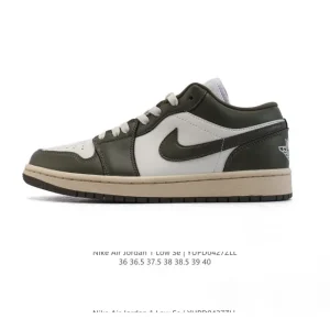 Jordan AJ1 Low Retro Basketball Shoes with Air Cushion