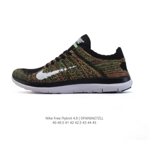 Nike Free 4.0 Flyknit Men's Running Shoe Lightweight Barefoot Design