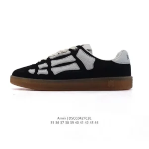 Amiri Skeleton Low Top Sneakers Bone Shoes Men Women Casual Skateboarding Shoes