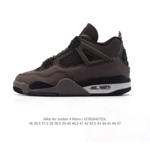 Jordan Air 4 Retro OG DV0773 Black Cement Men's Basketball Shoes