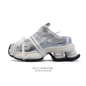 Gg Cc Women's Luxury Sport Slides with 5cm Height Increase