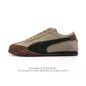 PUMA Bella Ut Leather Low Top Lifestyle Sneaker with Softfoam+ Insole