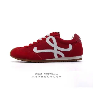 Loewe Ballet Runner Leather Fabric Low Top Sneakers