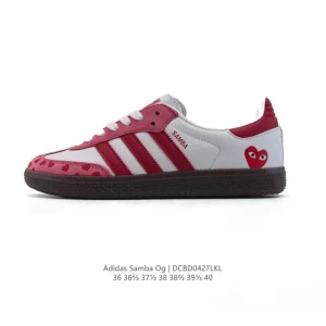 Adidas Samba OG Shoes Classic White Leather Sneakers for Women