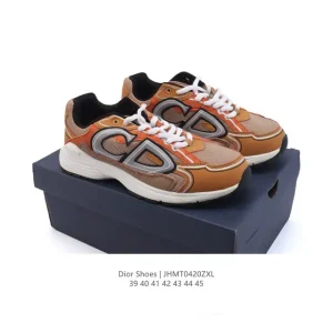 Dior D-Connect Chunky Sole Sneakers with Transparent Rubber Inserts