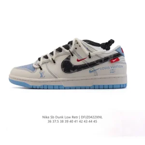 Nike Dunk Low Retro 2025 Deconstruction Double Laces Basketball Skate Shoes
