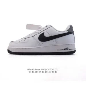 Nike Air Force 7 Low White Leather Sneakers with Air Cushion