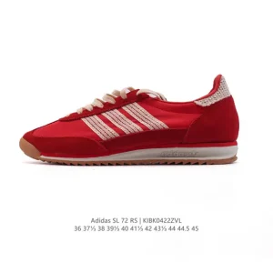 Adidas SL 72 Shoes Classic Retro Vintage Leather and Fabric Sneakers