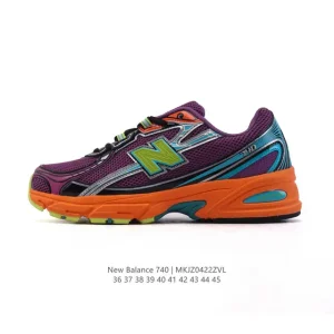 New Balance Mr740 Vintage Grey Retro Dad Sneakers for Men and Women