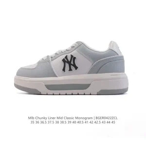 MLB Chunky Liner Mid Retro Street Sneakers with Reflective Details
