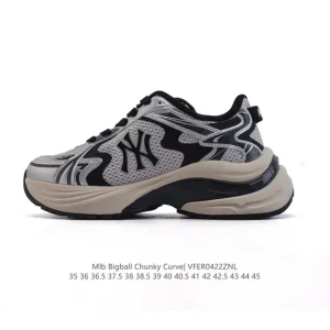 MLB Bigball Chunky Curve New York Yankees 6cm Platform Sneakers