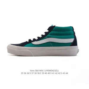 Vans Sk8-Mid Classic Canvas Skate Shoes for Men and Women