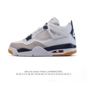 Jordan Air 4 Retro OG DV0773 Black Cement Men Women Basketball Shoes