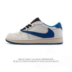 Nike Air Jordan 1 Low OG SP Military Blue Snake Year Reverse Swoosh