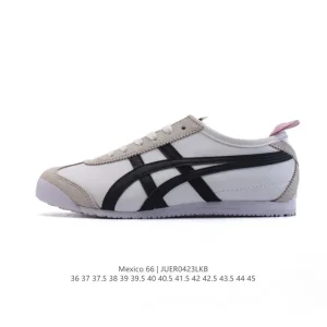 ASICS Onitsuka Tiger Mexico 66 Classic Vintage Leather Sneakers