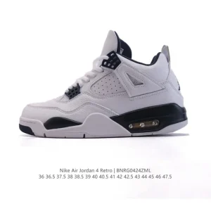 Jordan Air 4 Retro DV0773 Black Cement Men's Basketball Shoes