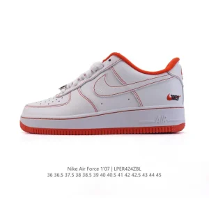 Nike Air Force 7 Low White Sneakers 2025 Thick Sole Air Cushion Shoes