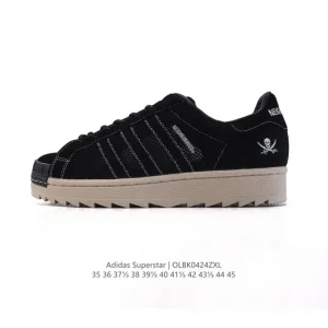 Adidas Clot Superstar Shark Skull Low Top Sneakers