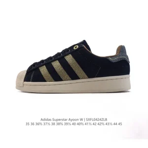 Adidas Superstar Ayoon W Classic Shell Toe Leather Sneakers