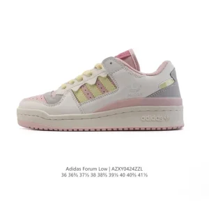Adidas Forum Low Women's Classic Basketball Sneakers in Suede