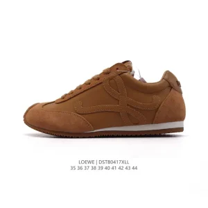 Loewe Ballet Runner Leather Fabric Low Top Sneakers