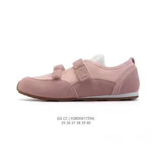 Classic German Army Trainer Sneakers for Women with Double Velcro Straps