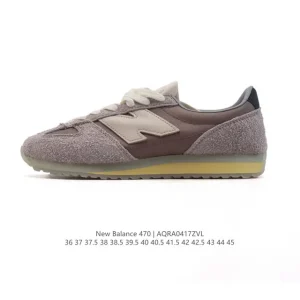 New Balance 471 Vintage Leather Retro Running Shoes for Men and Women