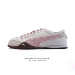 PUMA Bella Ut Leather Low-Top Lifestyle Sneakers with Softfoam+