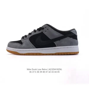 Nike SB Dunk Low Pro Vintage Leather Skate Shoes for Men and Women
