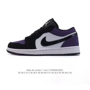 Jordan Air AJ1 Low Vintage Leather Retro Basketball Shoes