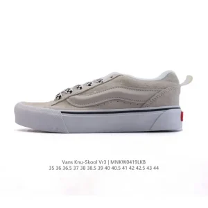 Vans Knu Skool VR3 LX Chunky Leather Retro Skate Shoes