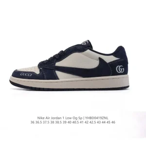 Nike Air Jordan 1 Low OG SP Military Blue Reverse Swoosh