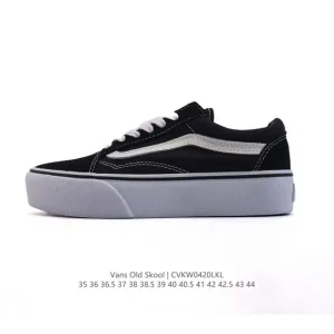 Vans OG Old Skool Low Top Skate Shoes Vintage Style 36 Retro Sneakers for Men Women