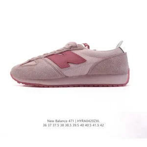 New Balance 471 Vintage Retro Leather White Women's Shoes