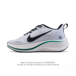 Nike Zoom Structure 24 Running Shoes with Zoom Air Cushioning and Thick Sole