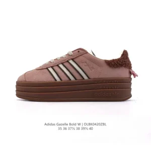 Adidas Gazelle Bold 2025 New Year Retro Thick Sole Sneakers