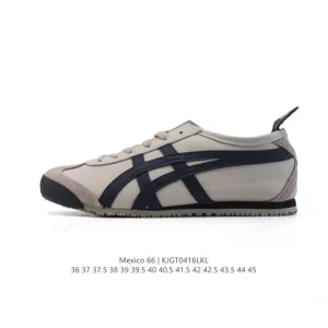 ASICS Onitsuka Tiger Mexico 66 Classic Leather Sneakers Men Women Vintage Shoes