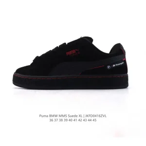 PUMA BMW MMS Suede XL Retro Suede Leather Thick Sole Sneakers