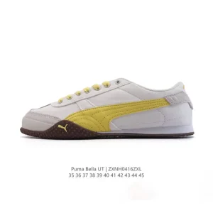 PUMA Bella Ut Leather Low Top Lifestyle Sneakers with Softfoam+