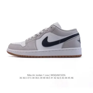 Jordan AJ1 Low Retro Classic Basketball Shoes with Air Cushion