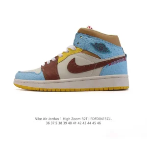 Jordan 1 Zoom Retro High CMFT Corduroy Sneakers