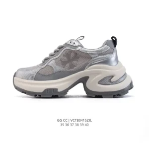 Gg Cc Luxury Chunky Sneakers for Women - Comfortable Platform Shoes
