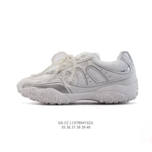 Gg Cc Luxury Women's Classic Casual Sneakers with Comfortable Cushioning