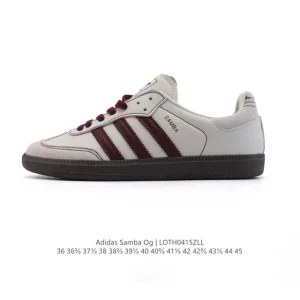 Adidas Samba Og Shoes Classic Leather Sneakers White T-toe