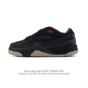 Jordan Flight Court Men's Retro Basketball Shoes for Skateboarding and Lifestyle