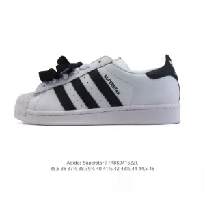 Adidas Superstar 82 Classic Shell Toe Leather Sneakers for Men and Women