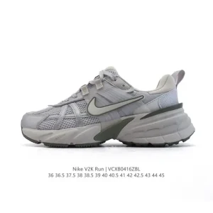 Nike V2K Run Retro Running Shoes with TPU Stability and Dual-Layer Cushioning