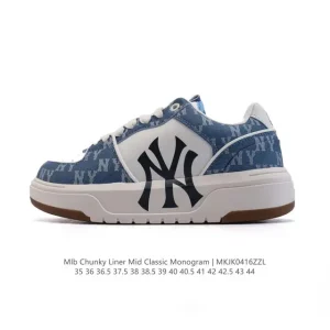 MLB Chunky Liner Mid Retro Street Canvas Sneakers