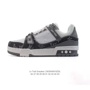 Louis Vuitton Trainer Sneaker Low Top Fashion Luxury Shoes